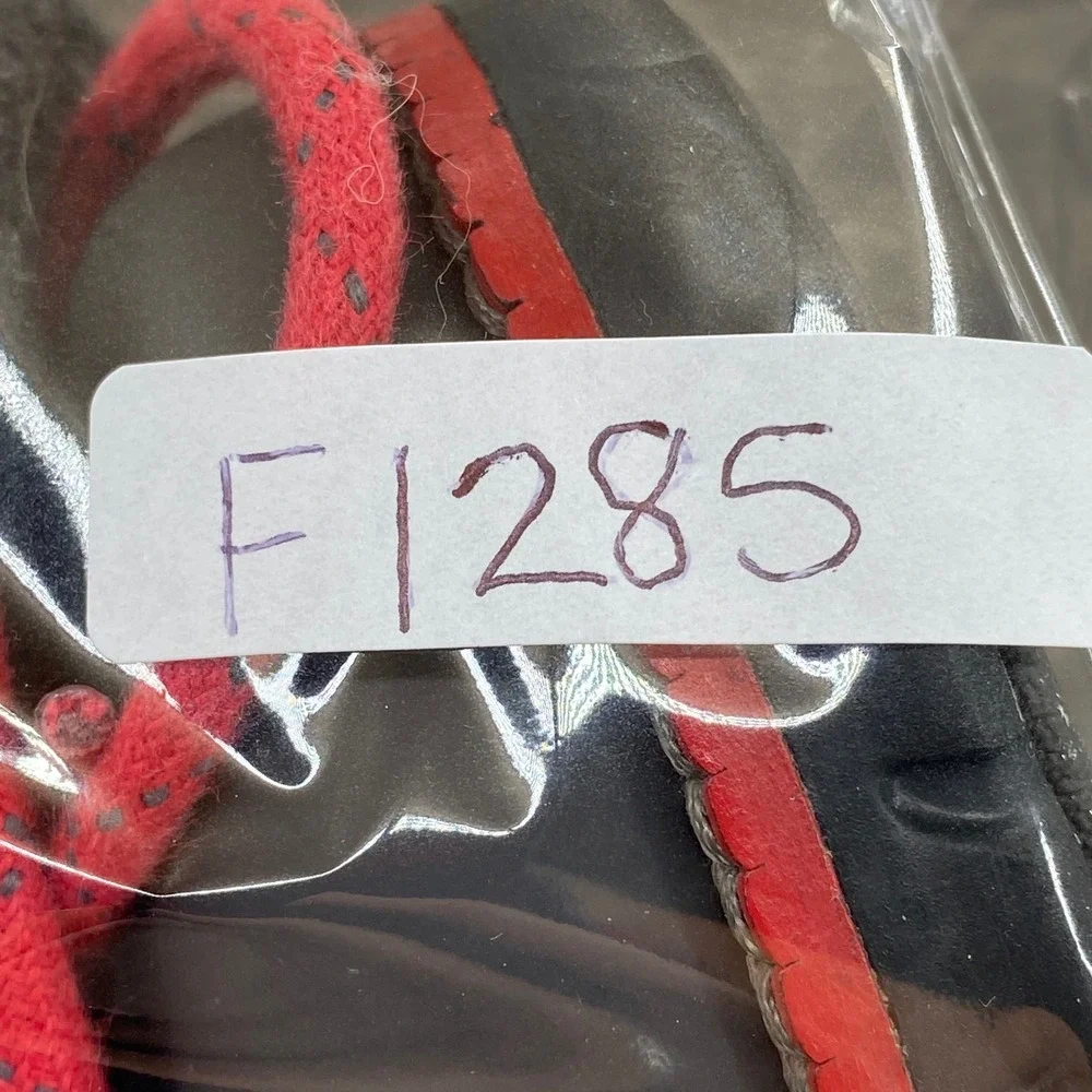 Cole Haan Zerogrand Waterproof Hiker Boots Mens 10.5 Black Red Leather C31400